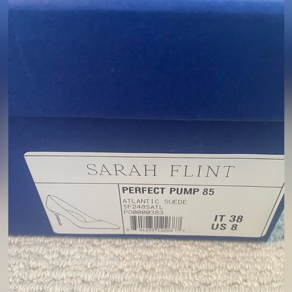 Sarah Flint Perfect Pump 85 Atlantic Suede - Picture 5 of 8